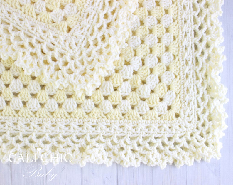 Crochet Baby PATTERN, Baby Blanket Crochet Pattern Freesia 143, Blanket Pattern, DIY Baby Blanket Instant PDF Pattern Download image 2