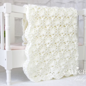Crochet Blanket PATTERN, Baby Blanket Pattern Viola #33, DIY Crochet Baby Blanket, Instant Pattern PDF Download