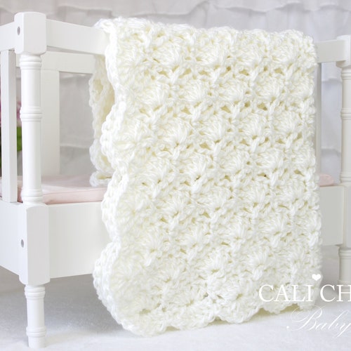 Crochet Pattern Rose Field Baby Blanket PDF Instant Download Etsy