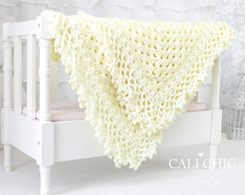 Crochet Baby PATTERN, Baby Blanket Crochet Pattern Freesia 143, Blanket Pattern, DIY Baby Blanket Instant PDF Pattern Download image 4