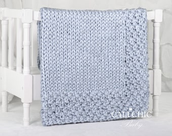 Baby Blanket Knitting PATTERN, Knit Baby Blanket Pattern Frozen #165, Beginner Knitting Pattern, DIY Knit Baby Blanket, Instant Download