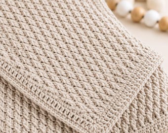 Unisex Baby Blanket Crochet Pattern: Vienna Design (PDF Pattern)