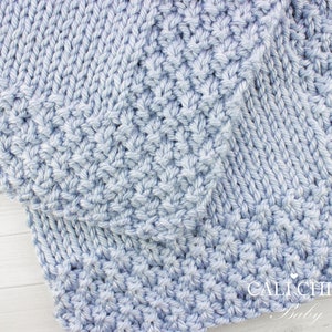 Baby Blanket Knitting PATTERN, Knit Baby Blanket Pattern Frozen 165 ...