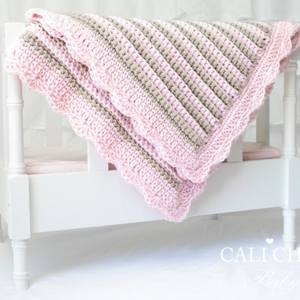 Crochet Baby Blanket PATTERN 24 - Sweet Dreams - Baby Blanket PATTERN 24 - Instant Download