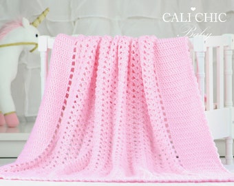 Crochet Baby Blanket PATTERN, Crochet Pattern Bell 147, Crochet Blanket Pattern, DIY Baby Blanket Instant PDF Pattern Download