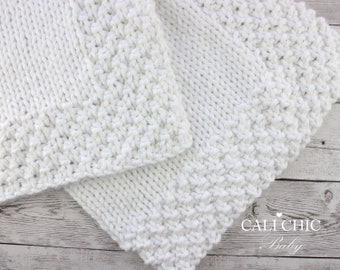Knit Baby Blanket Pattern Frozen #165, Baby Blanket Knitting PATTERN, Beginner Knitting Pattern, DIY Knit Baby Blanket, Instant Download