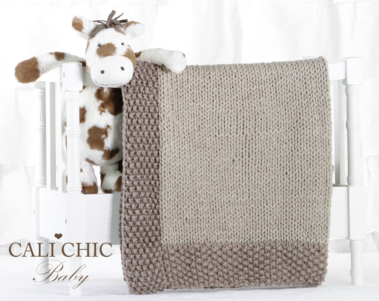 Knitting Blanket PATTERN Knit Baby Blanket Pattern Noah 153 Etsy