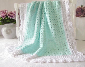 Crochet Baby Blanket PATTERN 41, Crochet Blanket Pattern 41, Angel Series Pattern #41, Instant Download PDF Pattern