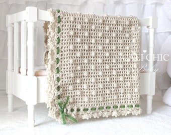 Crochet Blanket PATTERN, Baby Blanket Pattern Sugar Baby 12, Blanket Crochet Pattern, DIY Baby Blanket Instant PDF Pattern Download