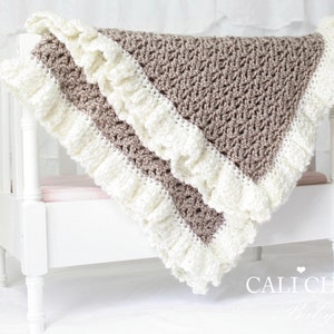 Crochet Blanket PATTERN, Chocolate Dream Baby Blanket Pattern #91, Crochet Baby Pattern, DIY Baby Blanket Instant Download PDF Pattern
