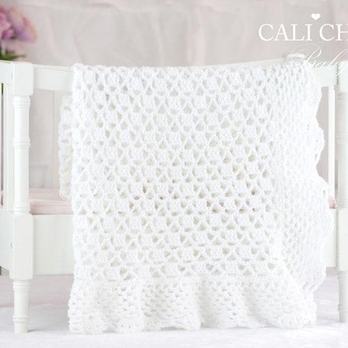 Crochet Pattern Rose Field Baby Blanket PDF Instant Download Etsy