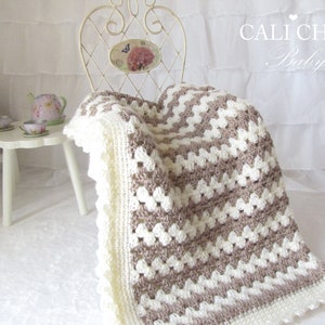 Crochet PATTERN 58, Easy Crochet Baby Blanket Pattern Teddy Bear, DIY Baby Blanket Instant Download PDF Pattern image 3