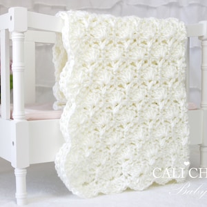 Crochet Baby Blanket Pattern: Viola, Chunky Yarn (PDF Pattern) image 2