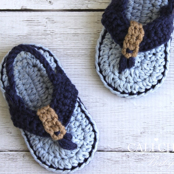 Modèle de chaussures bébé au crochet 312, modèle de tongs bébé Malibu, modèle au crochet de chaussures bébé, modèle PDF à téléchargement immédiat