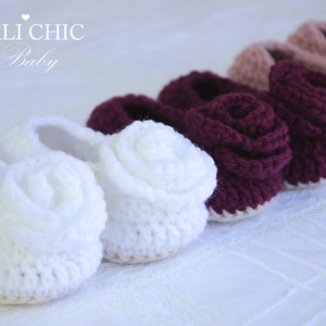 Crochet PATTERN 324 Charlotte Baby Shoes pattern Crochet baby shoes pattern Instant Download PDF Pattern image 4