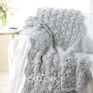 Crochet Baby Blanket Pattern: Viola #33, Bulky Yarn (PDF Download) image 5