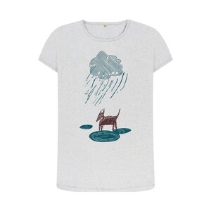 Scruffy Dog In The Rain - Recycled Cotton Tailored Fit T-shirt