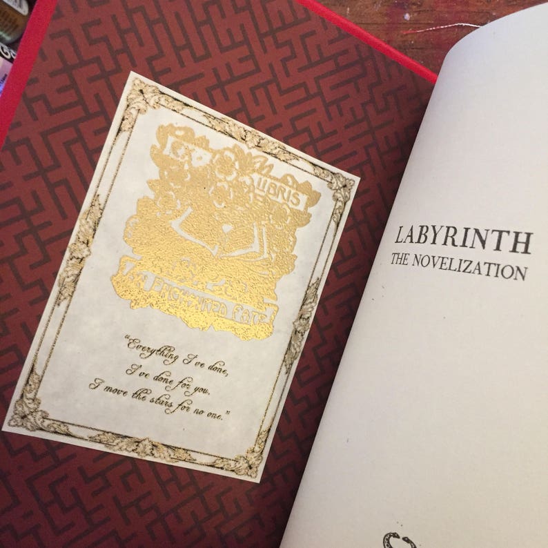 Labyrinth Book livre de A.C.H. Smith Relié en cuir Relié image 4
