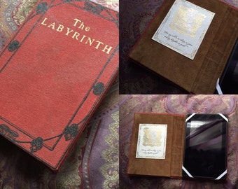 Labyrinth Book cover for Kindle Fire, iPad Mini or other 6"-8" tablets