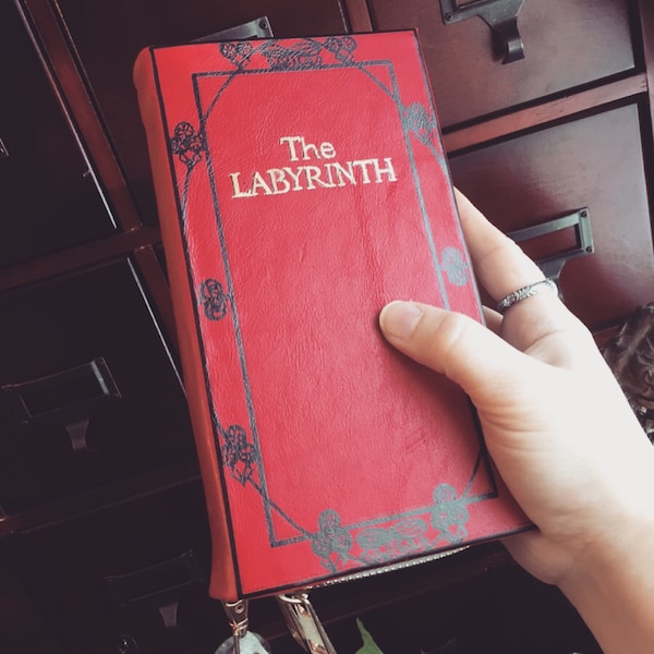 Labyrinth Book - Leather - Wallet - Wristlet - Pocketbook