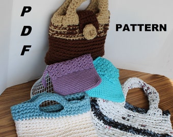 Purses, Bags and Totes DIY CROCHET PATTERN