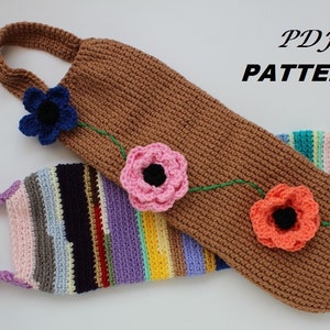 Grocery Bag Holder, Recycling DIY CROCHET PATTERN