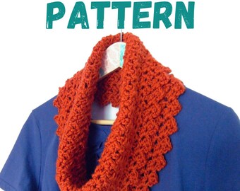 Infinity Crochet Pattern Blushing Petals Cowl & Scarf PDF - Etsy