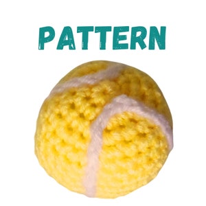 Tennis Balls Sports DIY CROCHET PATTERN