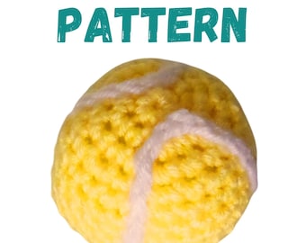 Tennis Balls Sports DIY CROCHET PATTERN