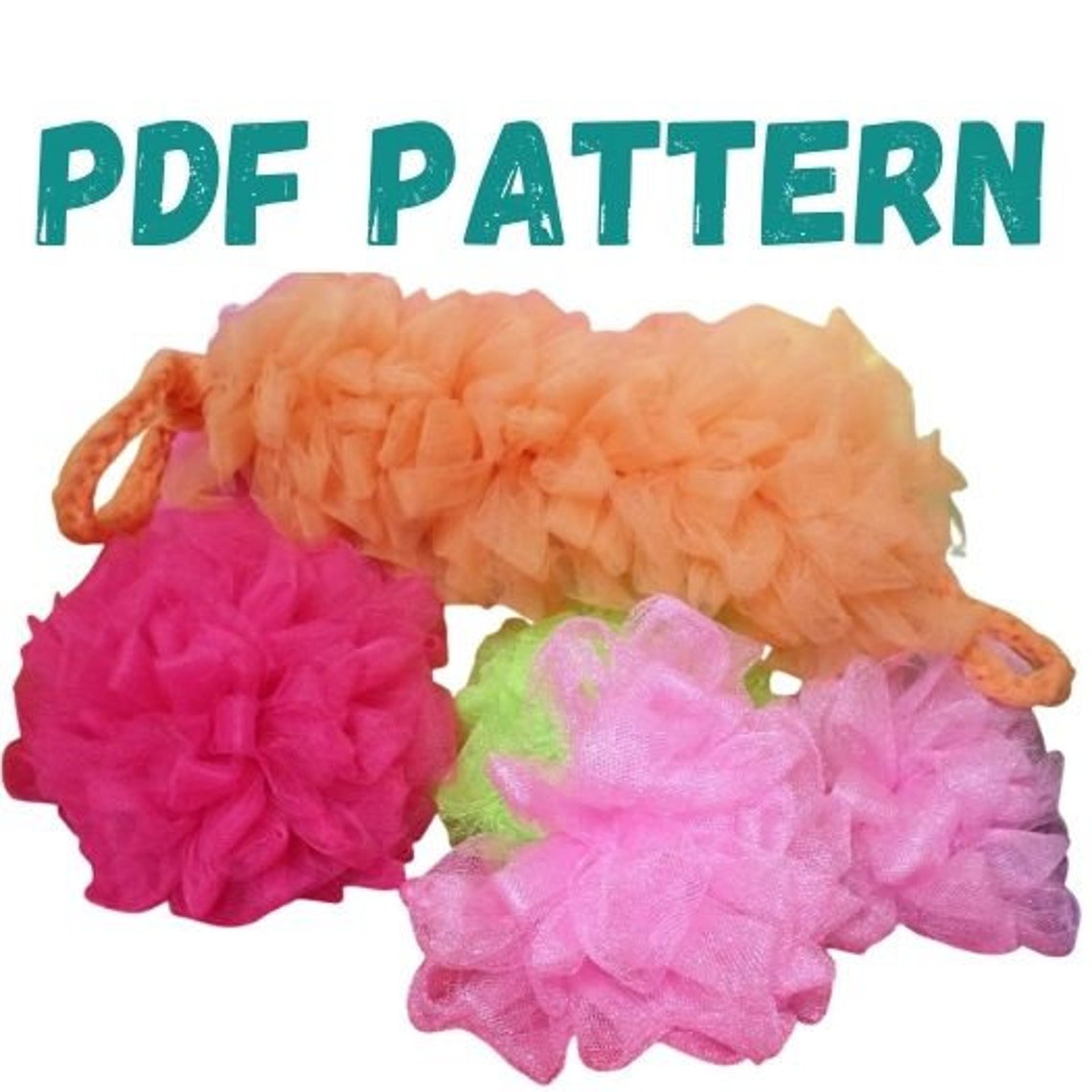 PATTERN Bath Scrubbers 3 Styles Crocheted Etsy