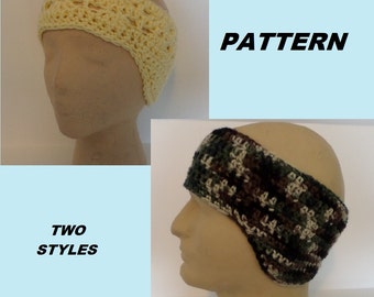 Cute Ear Warmers with Earflaps DIY CROCHET PATTERN