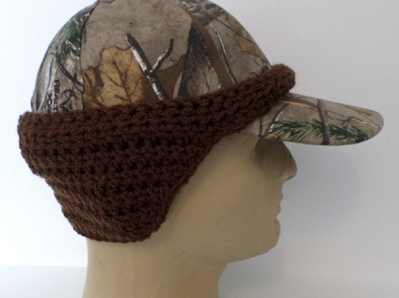 PATTERN Ear Warmer Baseball Cap Crocheted Etsy