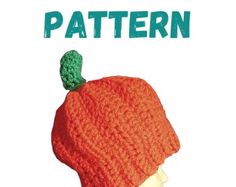 Pumpkin Beanie DIY CROCHET PATTERN