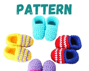 Baby Booties Toms Slippers Easy CROCHET PATTERN