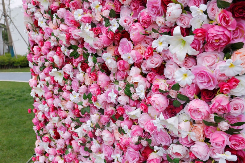 Floral Wall for Wedding Arrangement Fake Flower Wall for Etsy