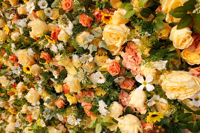 New Design Flower Wall for Wedding Arrangement Event Salon Etsy