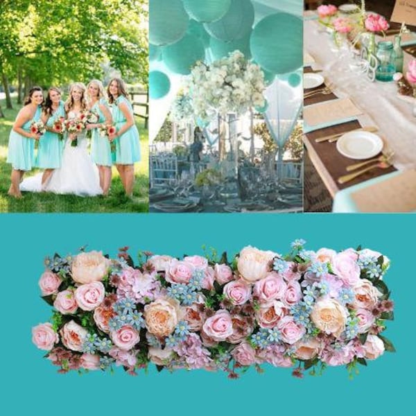 Flower garland, Floral arch,Wedding flower arch, Wedding garland, Chuppah flowers, wedding arbor,table Center piece 1m