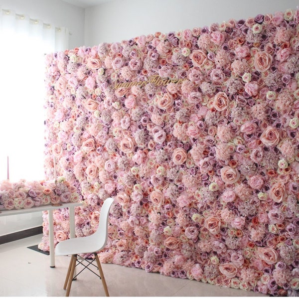 3d Flower Wall Curtain Etsy