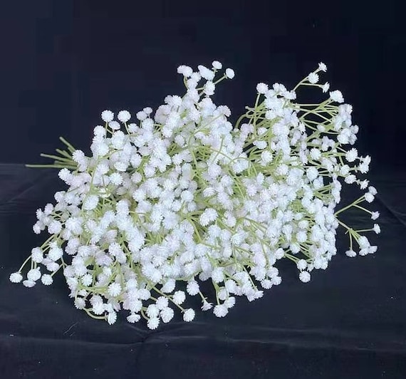 18Pcs Stems Artificial Babys Breath Flowers, Fake Babies Breath Branches  Gypsophila Plastic For Wedding Bridal Bouquet Home Floral Arrangement Party  Birthday,Valentine'S Day,Mother'S Day Gift