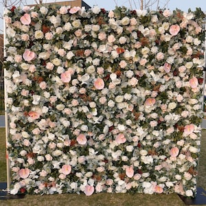 New Arrival Flower Wall For Wedding Arrangement Event Salon Party Photography Backdrop Fabric Rolling Up Curtain Fabric Cloth