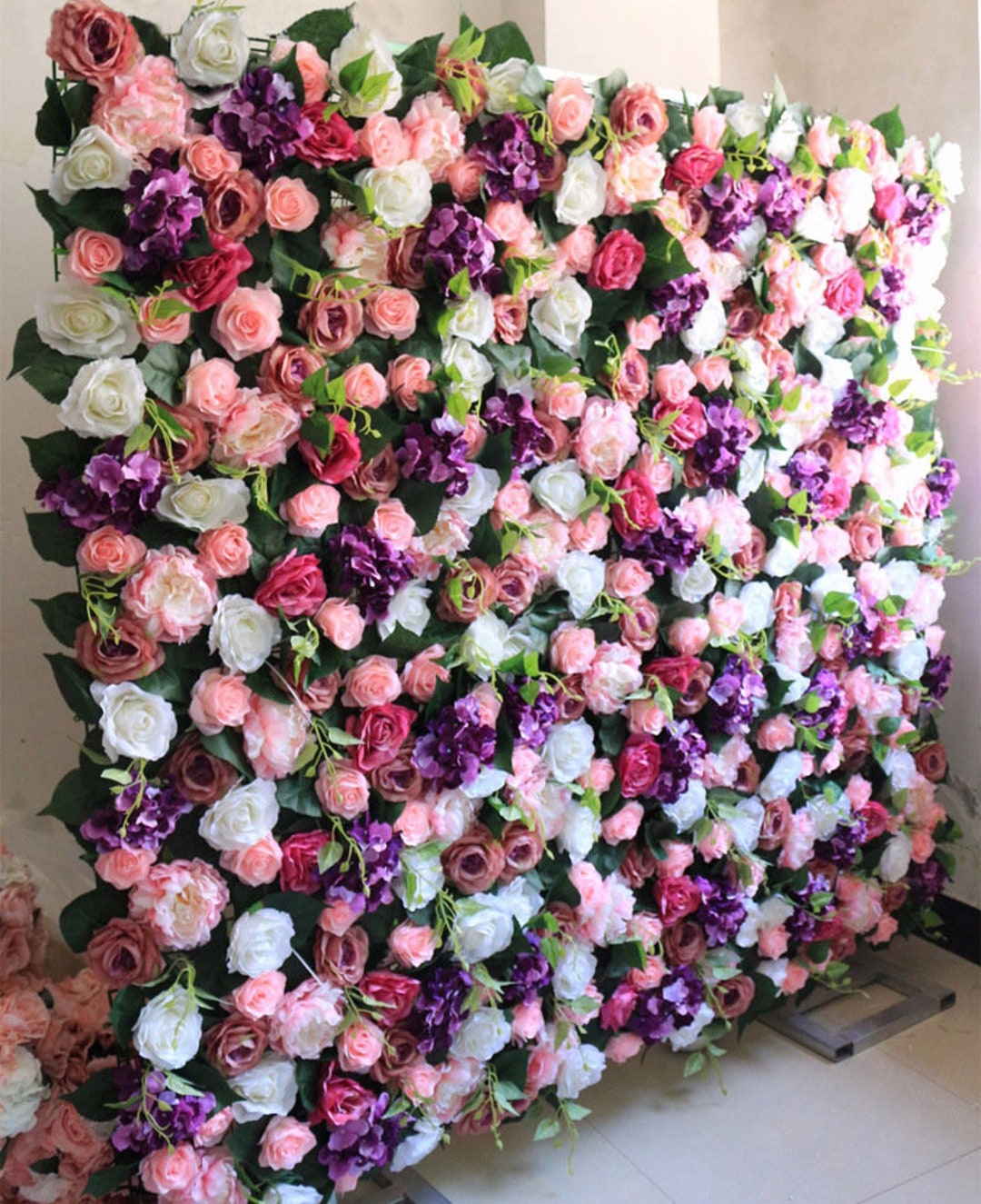 Wedding Artifical Flower Walls Backdrops Rose Peony Hydrangea