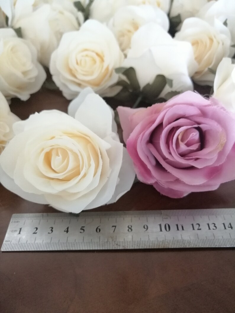 30 Heads Artificial Simulation Silk Rose Diam.8cm DIY Wedding - Etsy