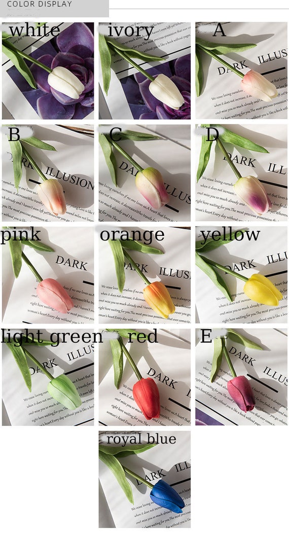 Hilsayum 8 stami di fiori artificiali a doppia testa, fatti a mano, stami floreali, per decorazioni domestiche