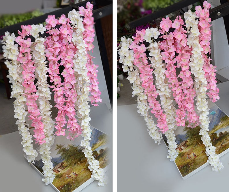 10 pcs Length 94cm/37 Wisteria Garland Hanging Flowers  Etsy