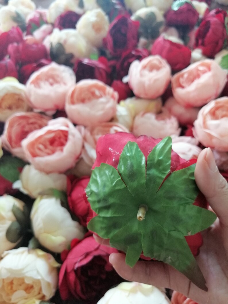 Wholesale Wedding Flowers 30heads Diam.10cm Artificial Etsy