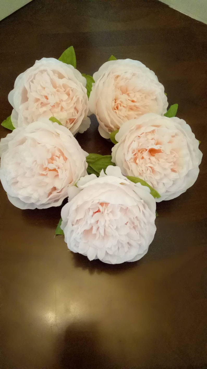 Artificial Silk Peony Flowers 50 Heads Wholesale Flowers for Etsy