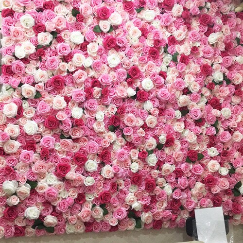 Gradual Color Floral Wall for Wedding Arrangement Fake Flower Etsy