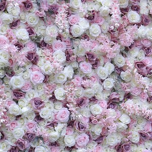 New Arrival Floral Wall Decor Backdrop For Wedding Arrangement Artificial Flowers For Home Party Event Photography Background Wall 40x60cm