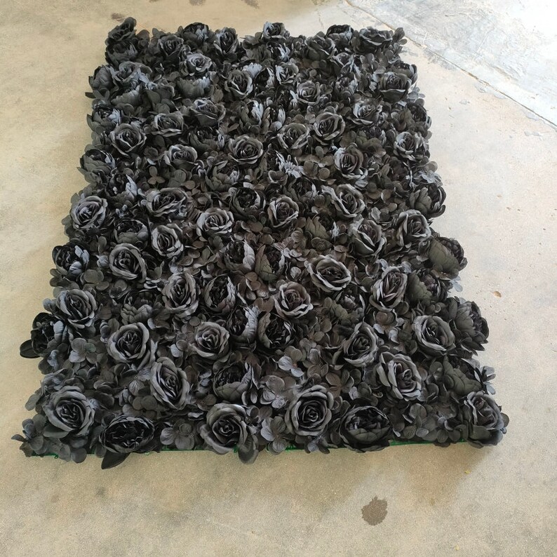 Popular Black Flower Wall for Wedding Photography Backdrop Etsy