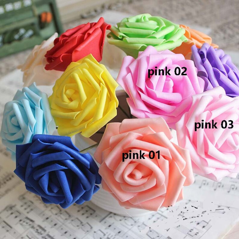 Royal Blue Wedding Flowers PE Foam Flowers Wholesale 100 PCS Etsy